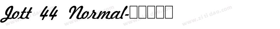 Jott 44 Normal字体转换